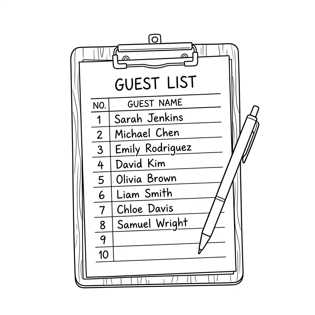 Wedding Guest List Manager β Interactive Plus-One Tracker